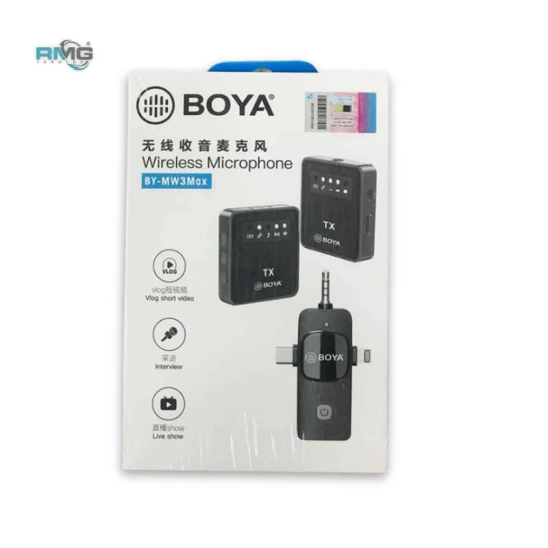 BY-MW3MAX clip-on mic for camera and mobile