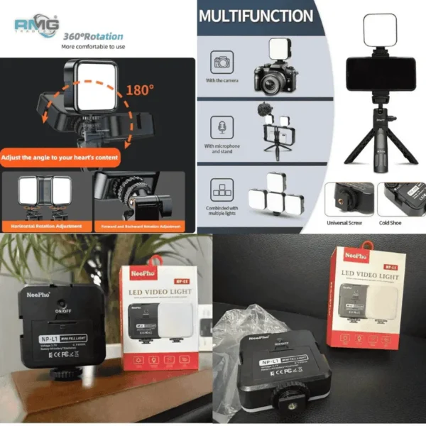 Compact NP-L1 light for YouTube and TikTok