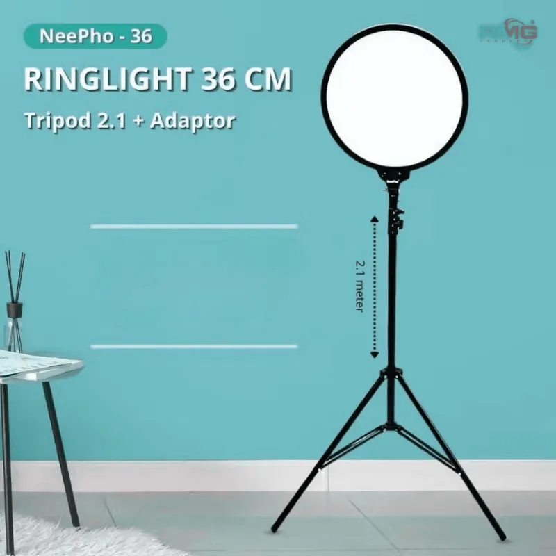 36CM NP-33 ring light with adjustable stand