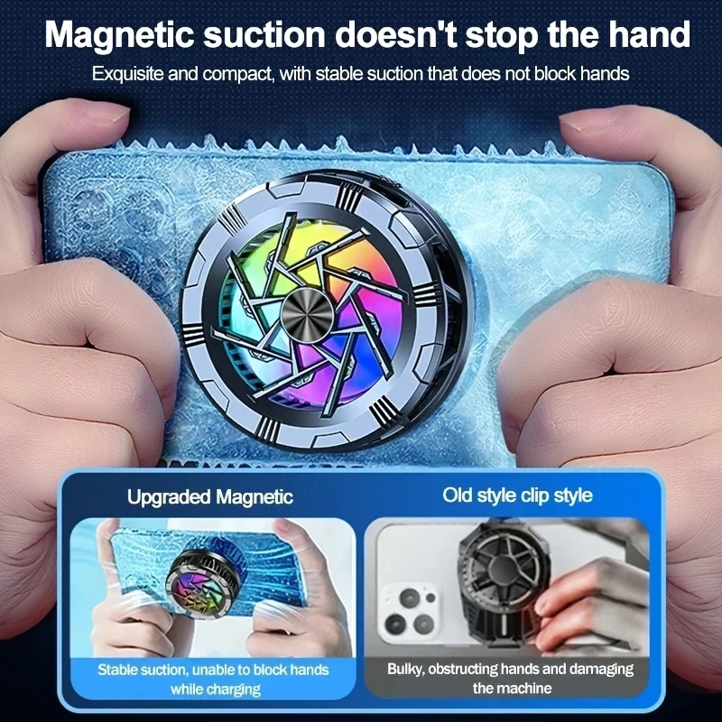 AL11 Magnetic Back Clip Cooler for iPhone PUBG Gaming