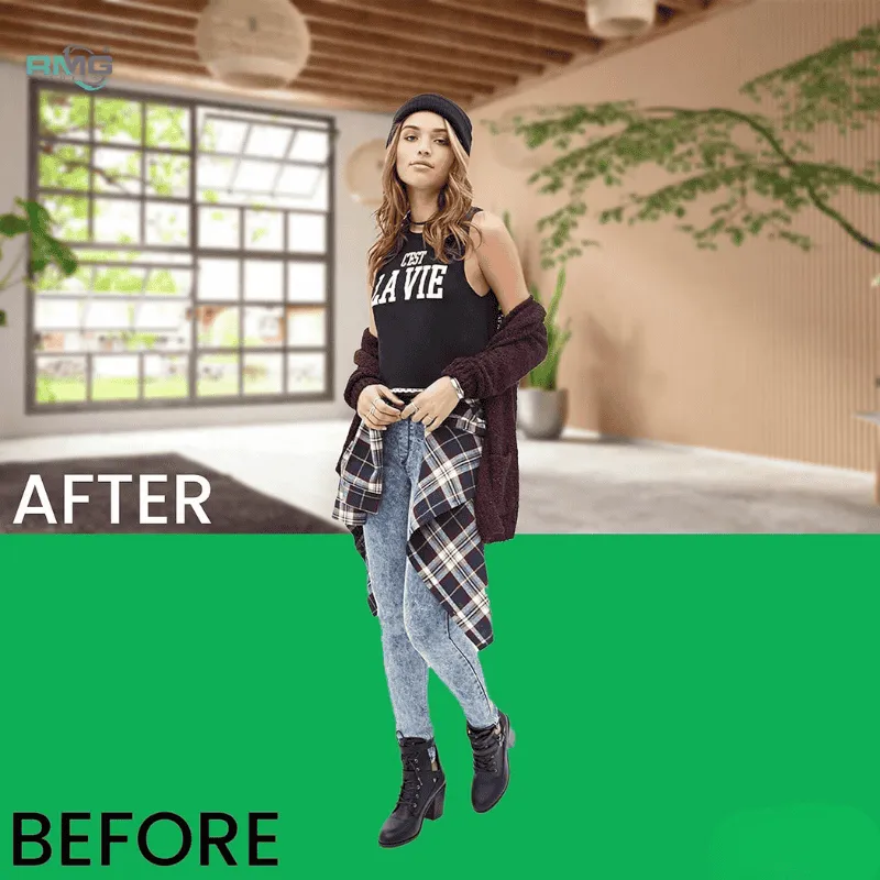 High-Quality Fabric Green Backdrop for Zoom Calls