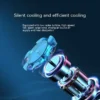 Compact phone heatsink with adjustable cooling