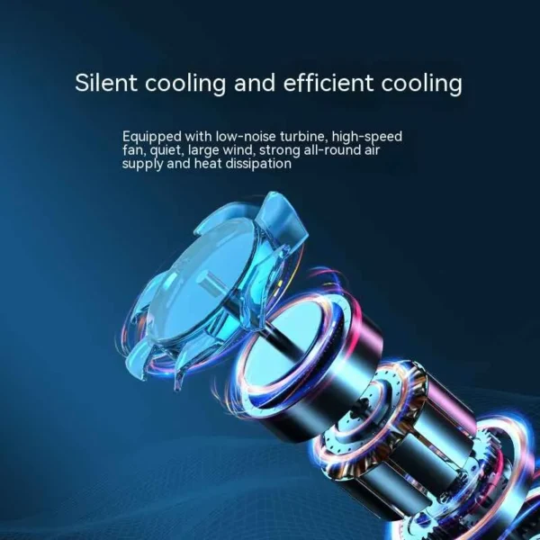 Compact phone heatsink with adjustable cooling