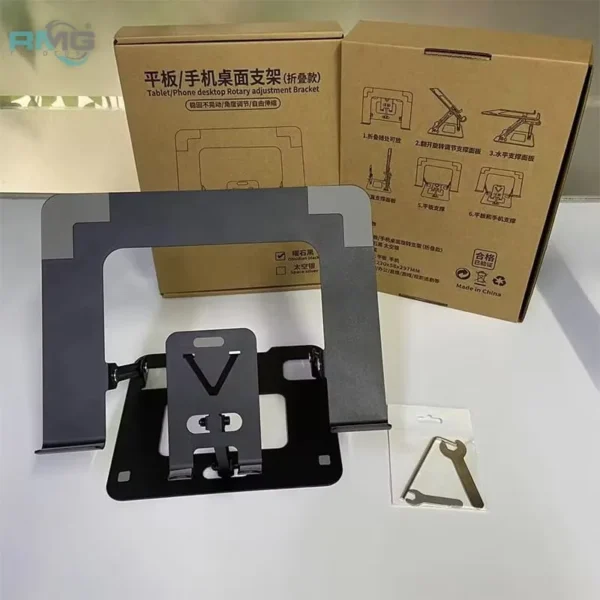Folded view of compact tablet stand