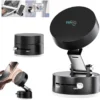 Magnetic suction phone holder with foldable