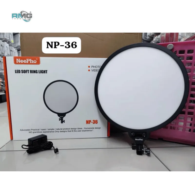 Professional LED ring light with tripod