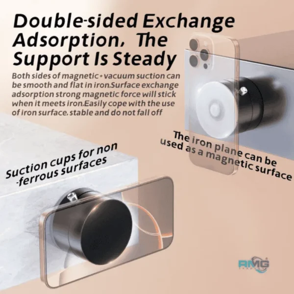 Magnetic phone stand for hands-free cooking