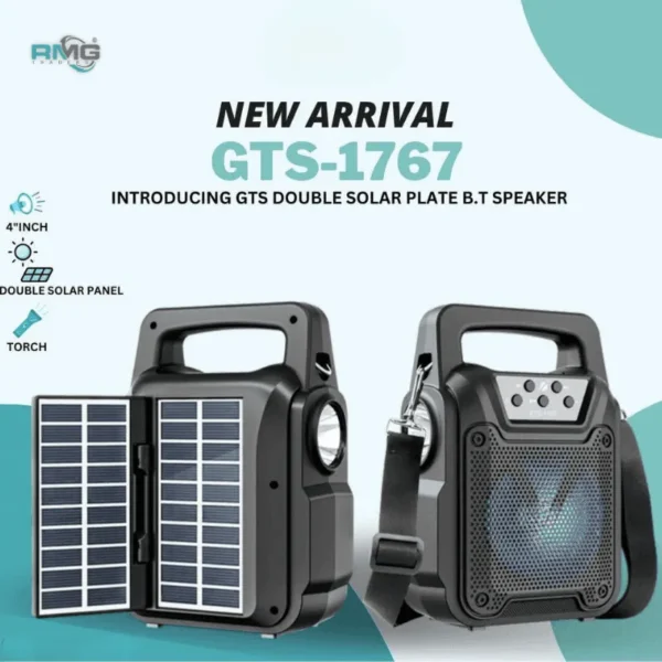 GTS-1767 MP3 Bluetooth speaker front view