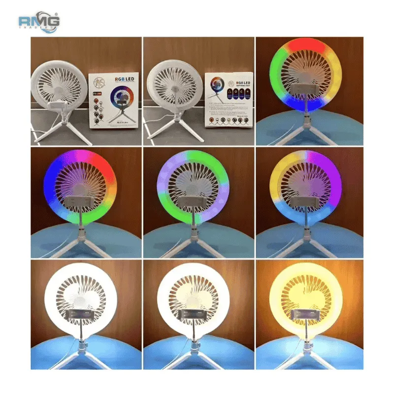 Adjustable RGB Ring Light for Makeup & Streaming