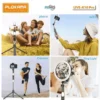 Tripod selfie stick with Bluetooth remote for smartphones
