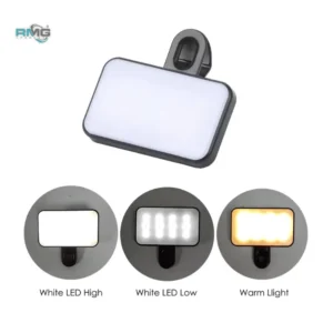 Mini Clip-On LED Light for Mobile Selfies