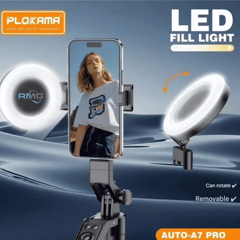 Hands-free rotating phone stand