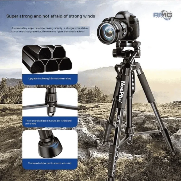Premium Aluminum Tripod with Universal Mount