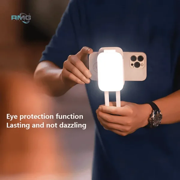 Rechargeable foldable selfie light
