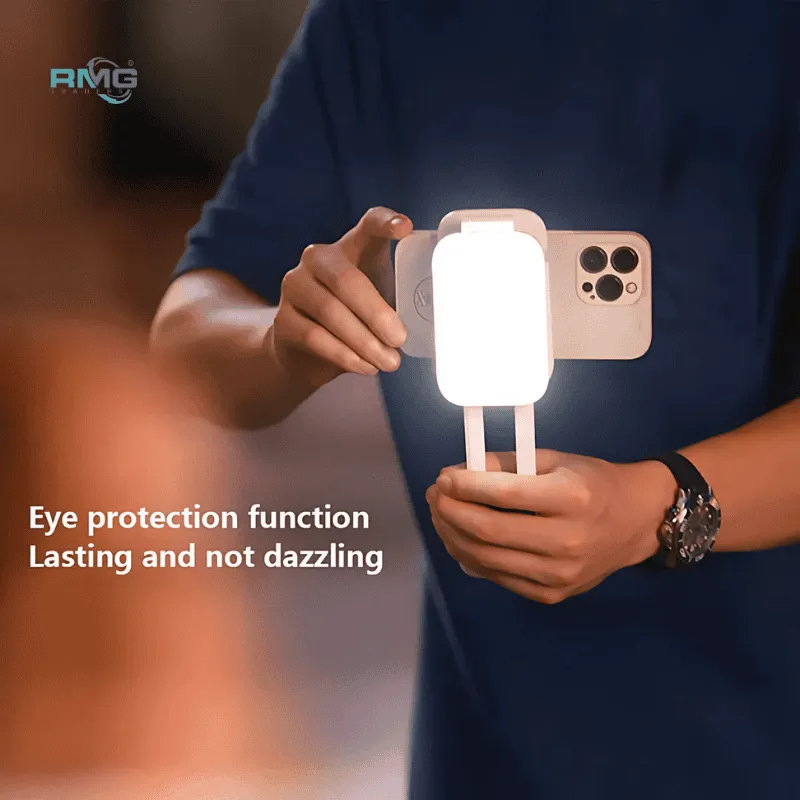 Rechargeable foldable selfie light