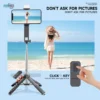 Four-legged tripod stand with wireless shutter