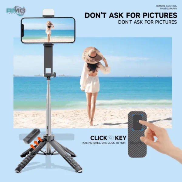 Four-legged tripod stand with wireless shutter