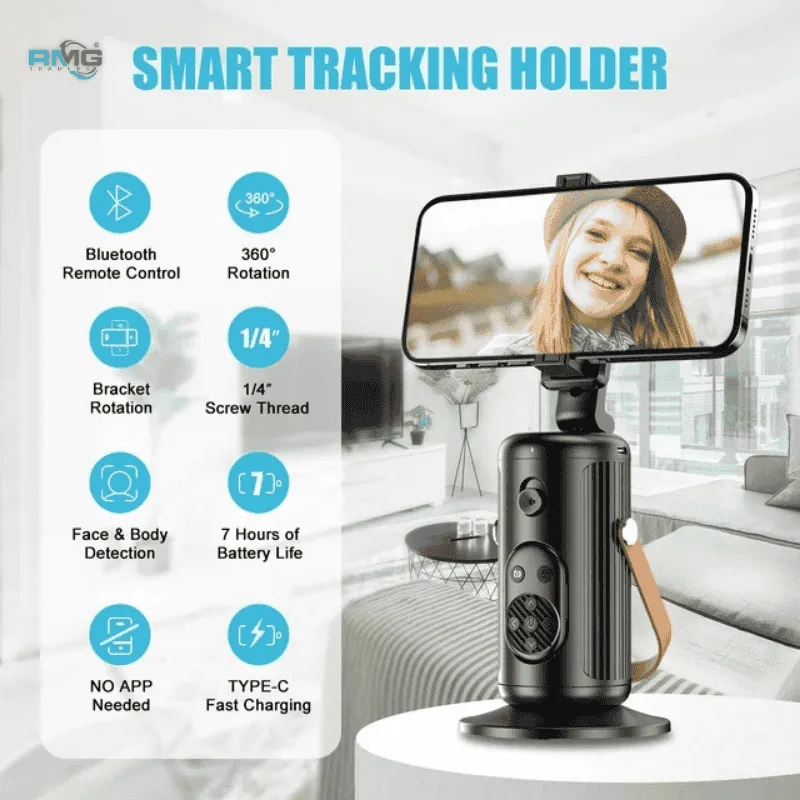 Hands-Free Tripod with AI Face Recognition
