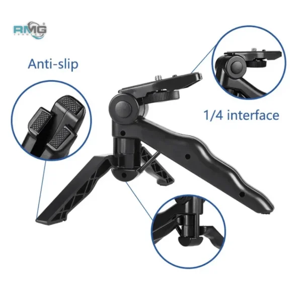 Small tripod stand for podcast and reels