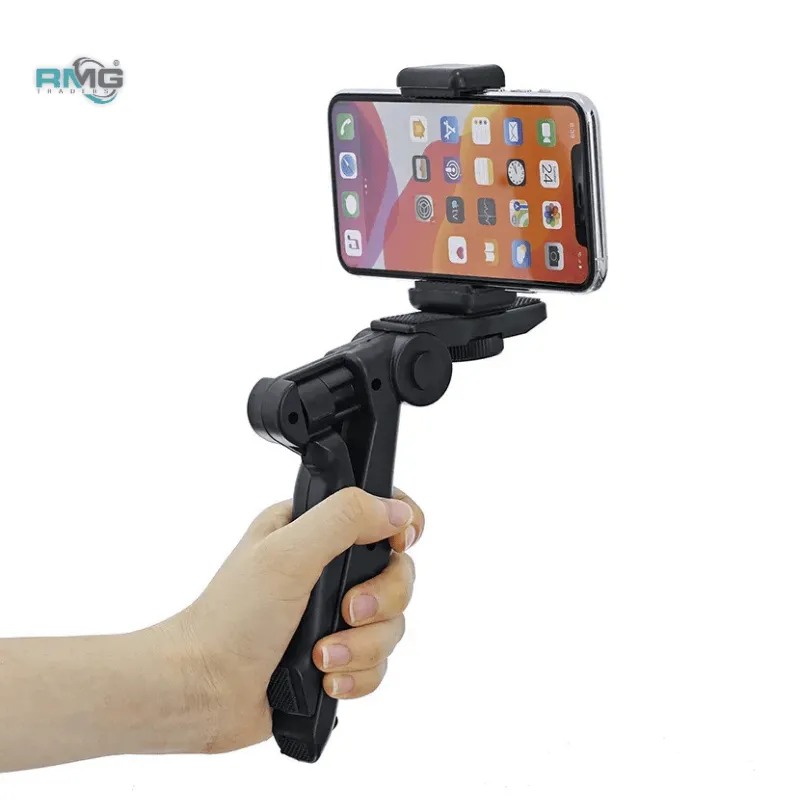 Adjustable desktop tripod for content creators