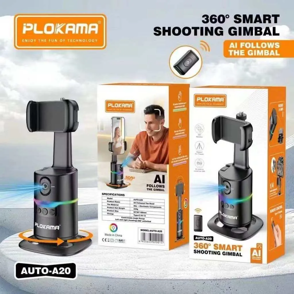 AI Smart Gimbal for TikTok, YouTube & Vlogs