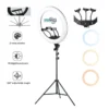 45CM LED Ring Light with 3 Phone Holders