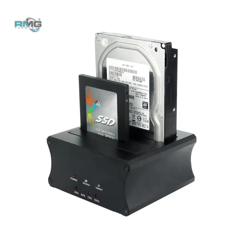 External hard drive enclosure for 3.5 and 2.5 inch HDD