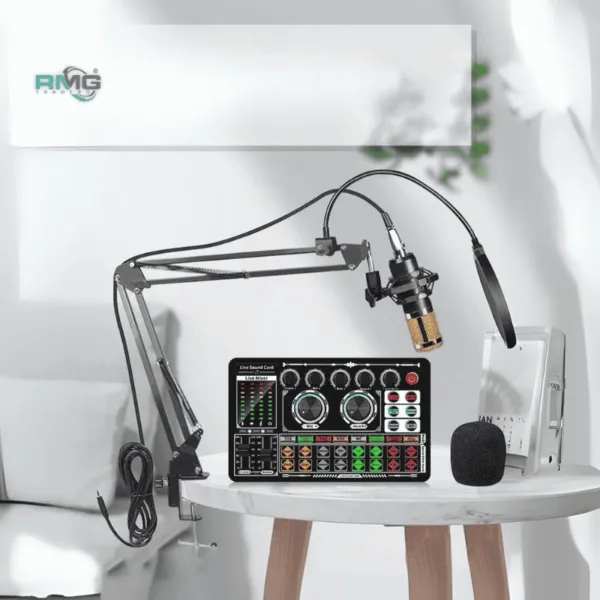 Black F999 Professional Podcasting Equipment