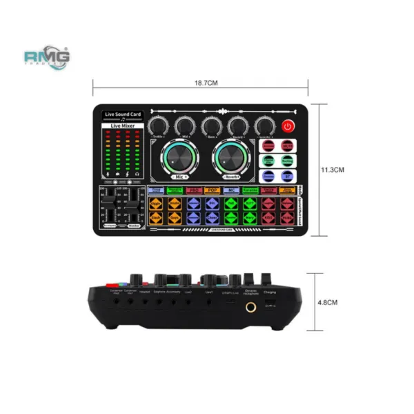 F999 DJ Mixer and Audio Interface for Creators