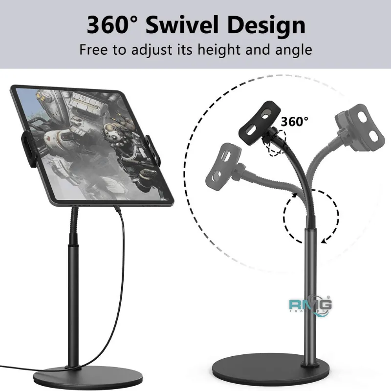 Telescopic rotating mobile stand for study desk