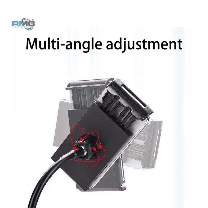 Desktop phone stand for live course learning