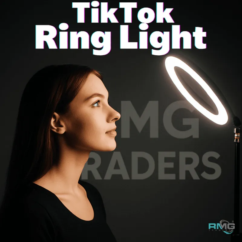 10 inch LED ring light with aluminium stand