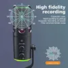 Podcast microphone with pop filter