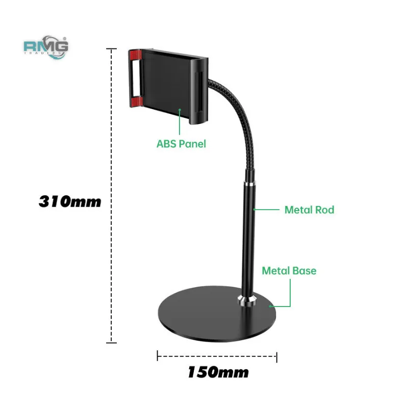 Foldable desk mobile holder for live streaming