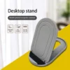 Foldable mobile accessories holder for home and work