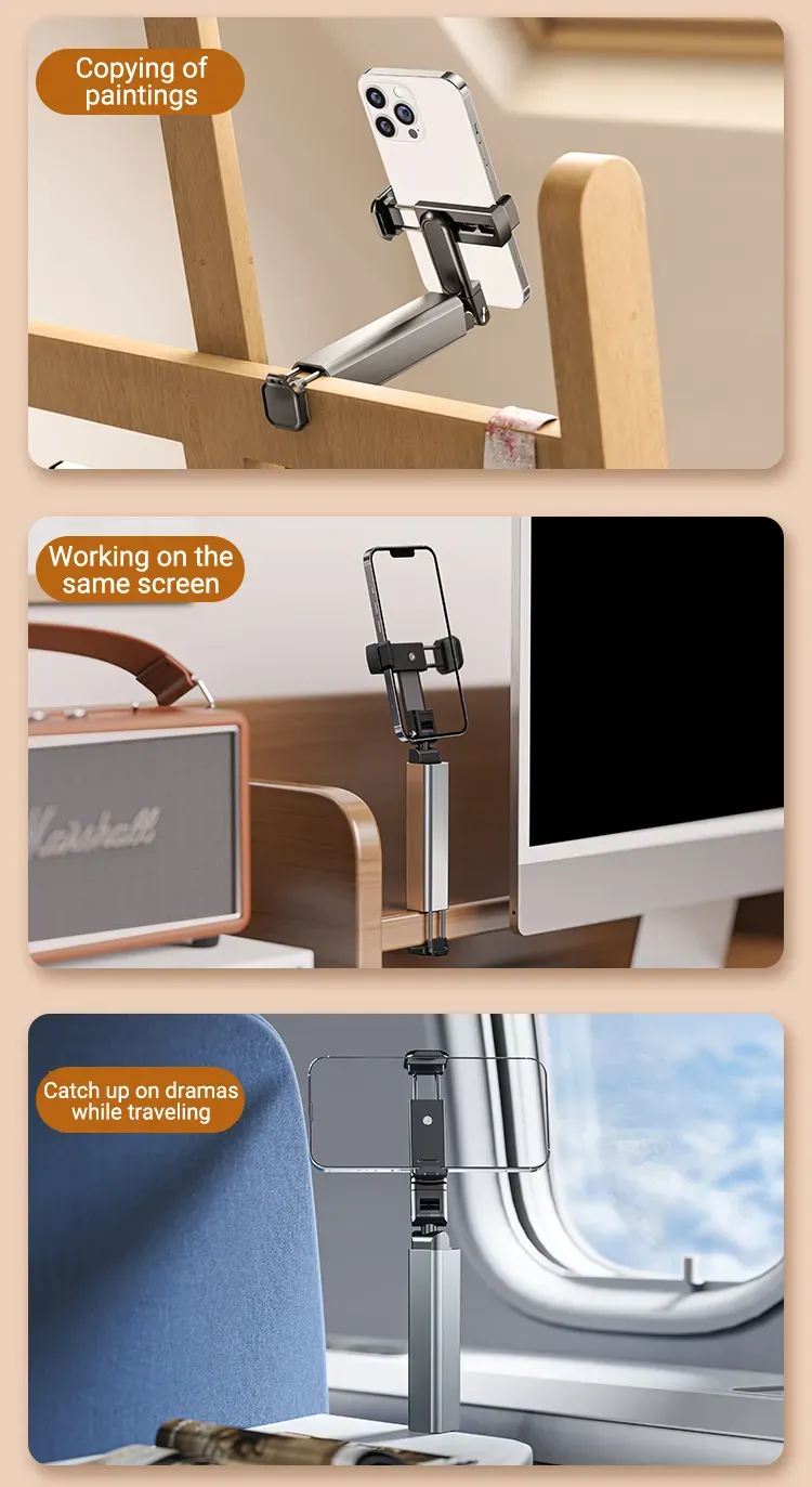 Compact Travel-Friendly Phone Bracket 