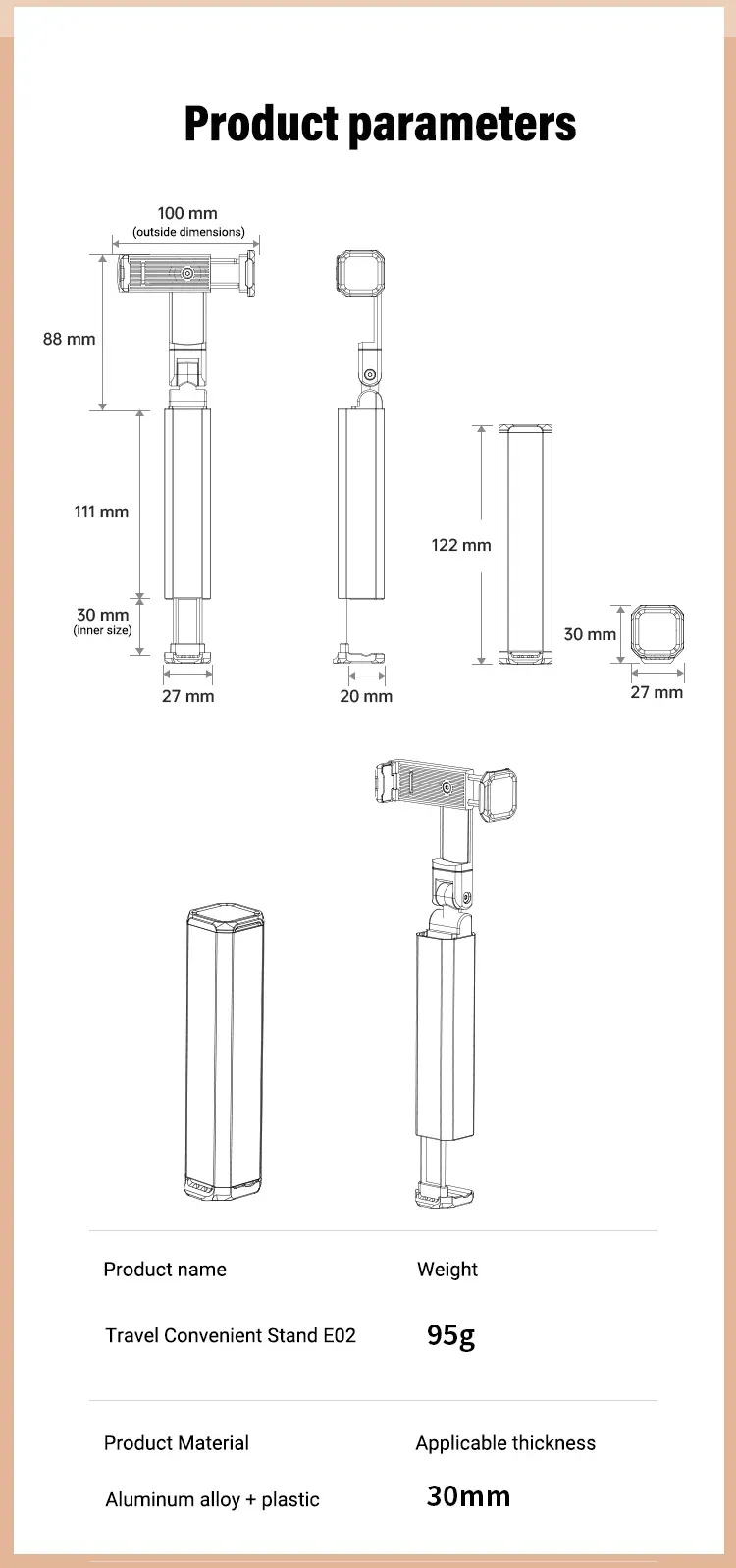 Foldable Phone Support for Video Watching 