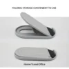 Adjustable desktop mobile stand for video calls and study