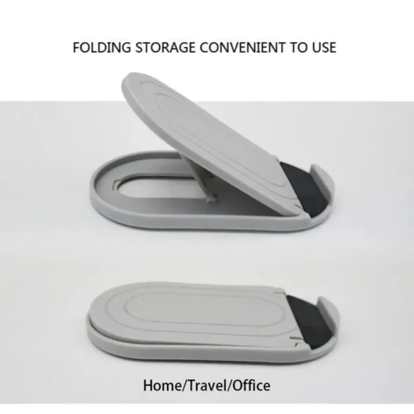 Adjustable desktop mobile stand for video calls and study