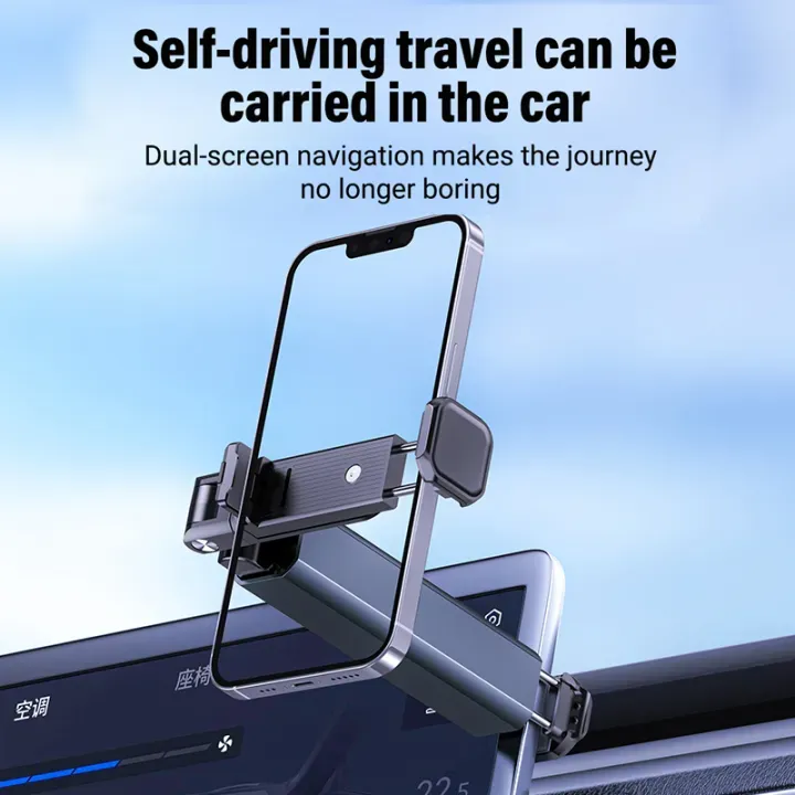 Foldable Mobile Phone Mount Stand – Side Angle