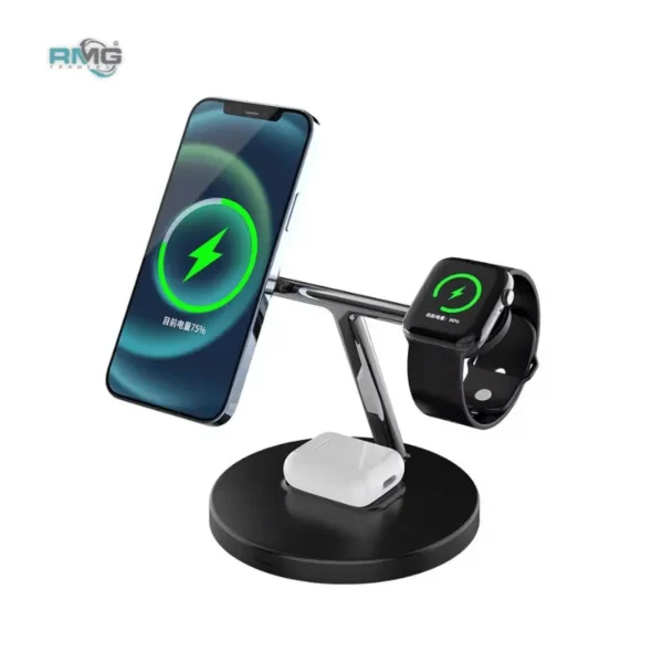 WIWU WI-W032 4-in-1 Magnetic Wireless Charger with Intelligent Chip