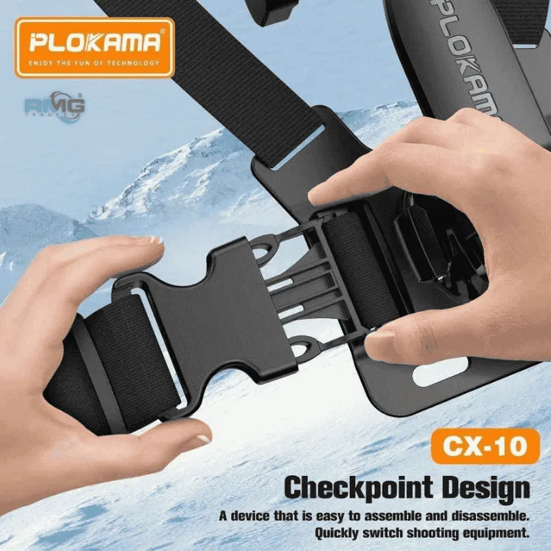 CX10 Chest Strap Phone Holder for Outdoor Sports and Vlogging