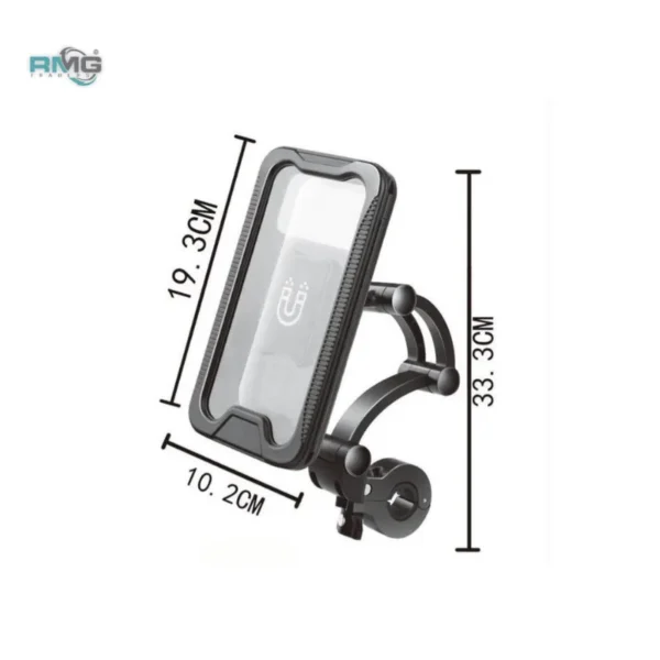 Waterproof Phone Holder for Bike Riders with 360 Degree Rotation