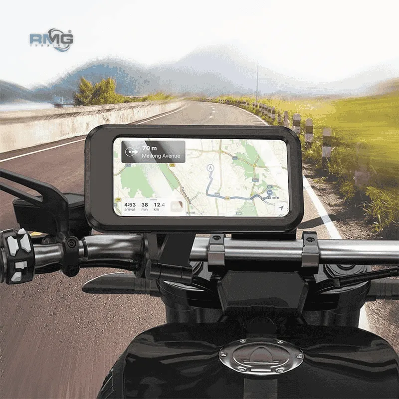 Waterproof Motorcycle Phone Holder with 360 Rotation