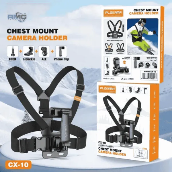Universal CX10 Chest Strap Mobile Phone Holder for Recording