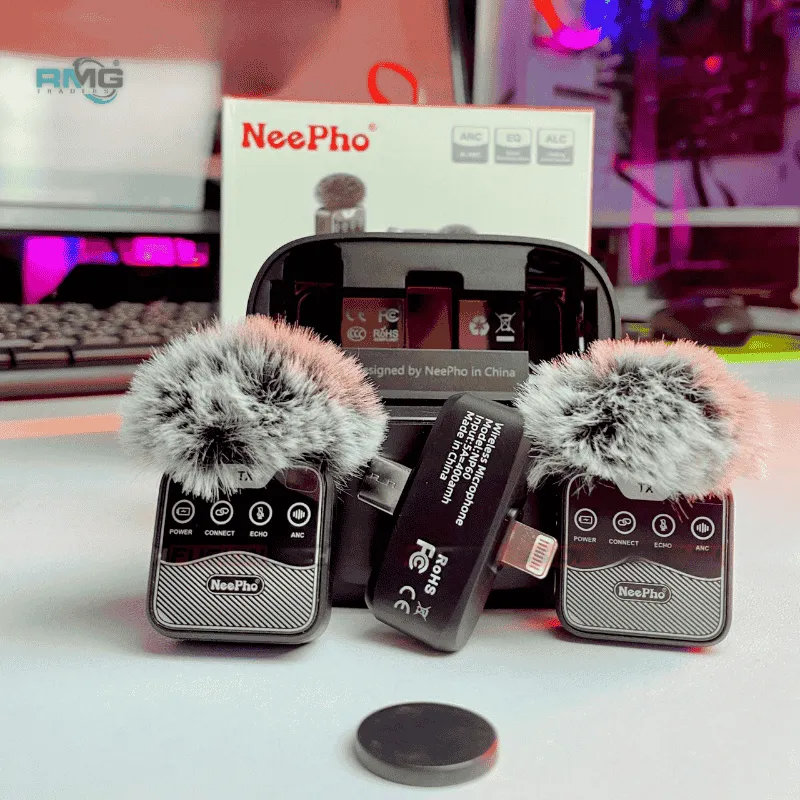 Neepho NP-60 Noise Cancelling Wireless Microphone with Receiver