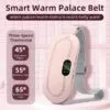 Adjustable heating pad for period discomfort