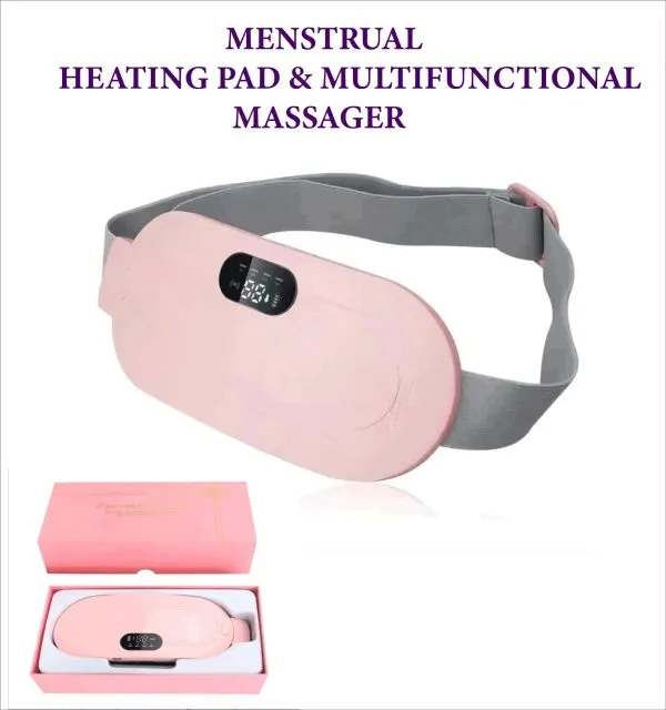 Menstrual pain relief massager belt with heating