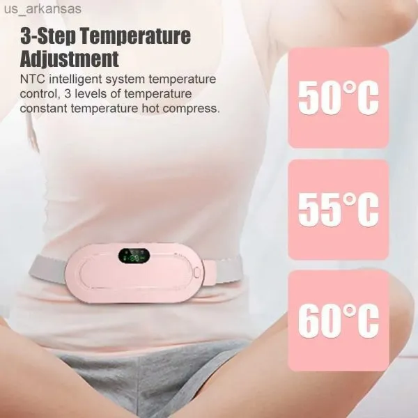 Portable cramp relief device for girls and women