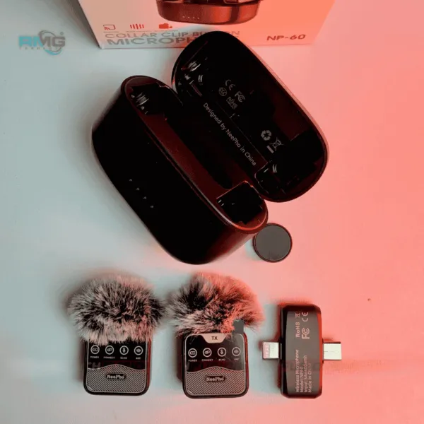 Neepho NP-60 Wireless Mic for YouTube and TikTok Recording